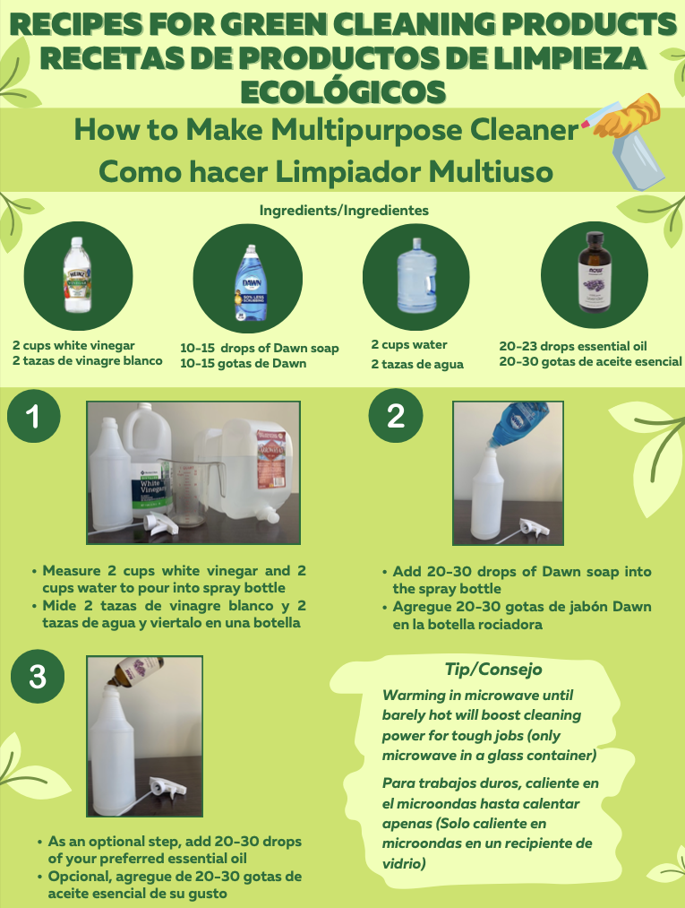 Green cleaning recipes